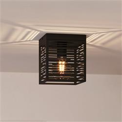 Piedritas Black Single Ceiling Light 900355