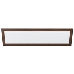 Piglionasso LED Wood Frame Rectangular White Ceiling Lights