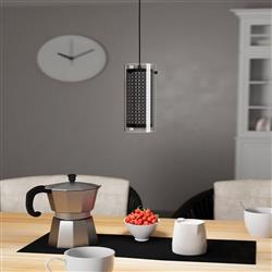 Pinto Textil 1 Black Pendant Light 900341