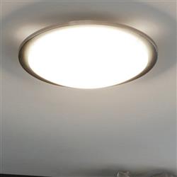 Planet 1 Chrome and White Wall or Ceiling Flush Light 83155