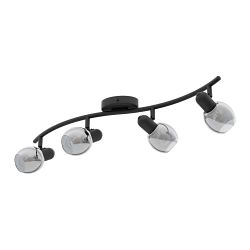 Pollica Steel Black Four Arm Spotlight 98626