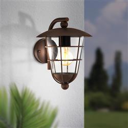 Pulfero 1 Brown Outdoor Wall Light 94855