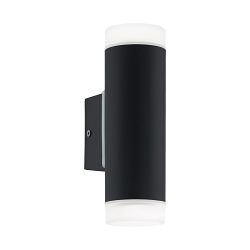 Riga LED IP44 Black Outdoor Wall Light 96505