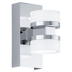 Romendo 1 IP44 Rated Chrome Double LED Bathroom Light 96541