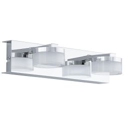 Romendo 1 LED IP44 Rated Chrome Twin Bathroom Light 96542