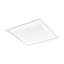 Salobrena 1 Large White Square Grid Light 96154