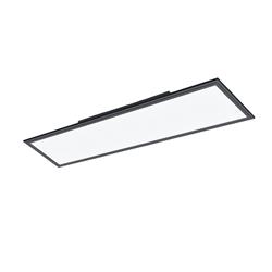 Salobrena 1 Large LED Black Rectangular Flush Ceiling Fitting 900821