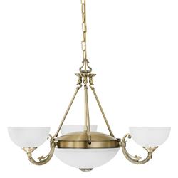 Savoy Antique Brass Five Light Multi-Arm Pendant 82748