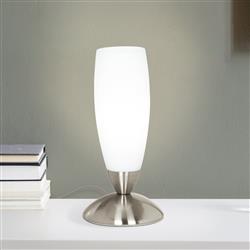 Slim Satin Nickel Table Lamp 82305