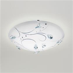 Sorrenta 1 Round Flush LED Ceiling Light 95689