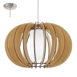 Stellato 1 Maple Wooden Ceiling Light 95598