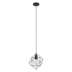 Straiton Medium Black Ceiling Pendant 43358