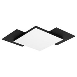 Tamuria LED Flush Black And White Fitting 99655