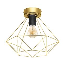 Tarbes Brass And Black Ceiling Light 43678