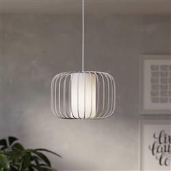 Terrarosa 285mm Sandy And White Coloured Pendant 900867