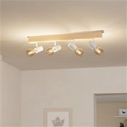 Townshend 3 Wood 4 Light Ceiling Spot