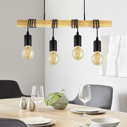 Townshend Wood Four Light Ceiling Pendant Light