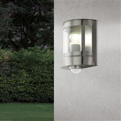 Tribano Stainless Steel Outdoor IP44 Sensor Light 97284