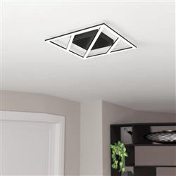 Ulisano LED Black And White Sqaure Ceiling Light 900596