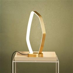 Vallerosa LED Brushed Brass Table Lamp 900918