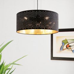 Varillas Large Steel Black/Gold ceiling Pendant 98313