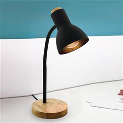 Veradal Steel, Plastic & Wood Finished Table Lamp 