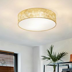 Viserbella Flush Glossy Gold Colour Ceiling Light 97641