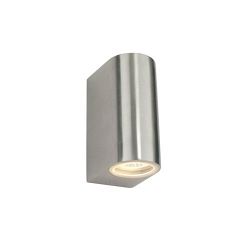 Doron Outdoor IP44 Brushed Aluminium Wall Light 13915