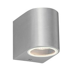 Doron IP44 Brushed Aluminium Outdoor Wall Light 43655