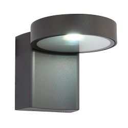 Oreti LED Dark grey Small Outdoor IP44 Wall Light 67695