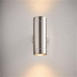 Atlantis Stainless Steel Twin IP65 Coastal Wall Light 14015