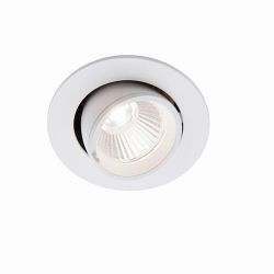 Axial LED 9 Watt Recessed Matt White Spotlight 78537