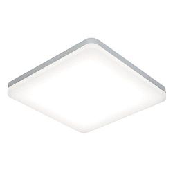 Noble IP44 Silver Square LED Bathroom Light 54487