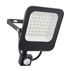 Guard 30 Watt IP65 PIR Matt Black Manual Override Floodlight 108674