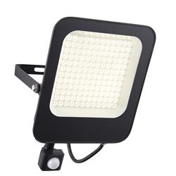 Guard LED 100 Watt Matt Black IP65 PIR Manual Override Floodlight 108601