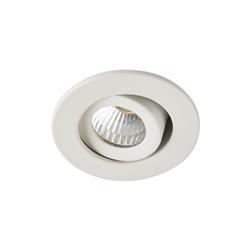 Lalo Matt White Tiltable Recessed Micro Downlights