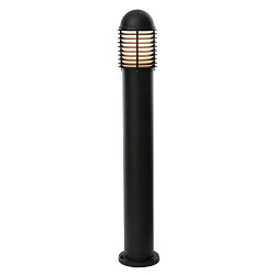 Louvre 1 Metre Black Outdoor Post Light CH200E27BK