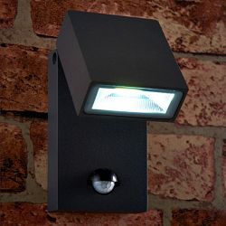 Morti Outdoor IP44 Wall Light With PIR Sensor 67686