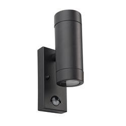 Odyssey IP65 PIR Outdoor Double Spotlights