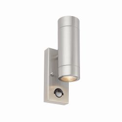 Palin Stainless Steel Made PIR IP44 Garden Spotlights 