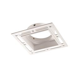 Trimless Tilt Matt White Square Recessed Downlight 78955