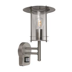 York Stainless Steel IP44 PIR Exterior Wall Light 4479782