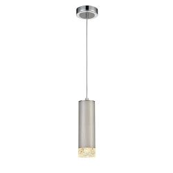 Cordelia Satin Brushed Finished & Matt Black Single Pendant