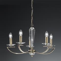 Artemis Crystal 5 Arm Chandelier 