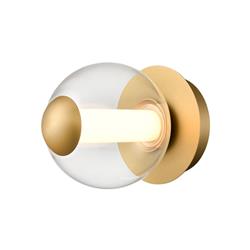 Beacon Satin Brass LED Ceiling Or Wall Light WB423