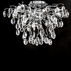 Wisteria LED Crystal Semi-Flush FL2326/8