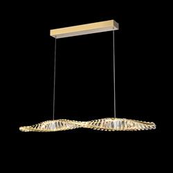 Cleopatra Aged Brass LED Bar Pendant PCH456