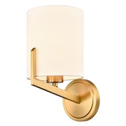 Clifton Aged Brass Wall Fitting FL2488-1