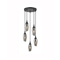 Taper 5 Light Ceiling Cluster Pendants