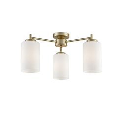 Decima 3 Lamp Down Facing Semi Flush Light